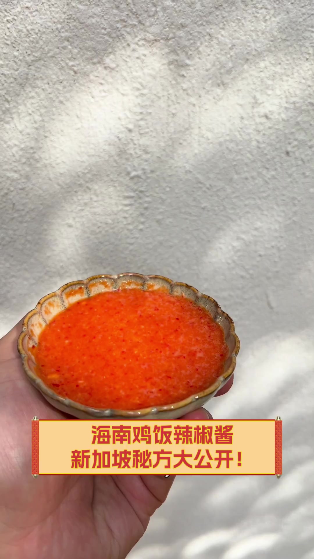 海南鸡饭辣椒酱,新加坡秘方大公开!