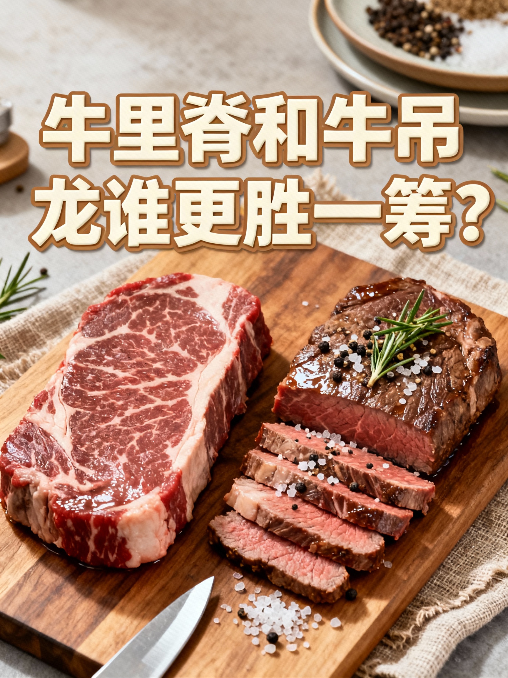 牛里脊和牛吊龙谁更胜一筹?