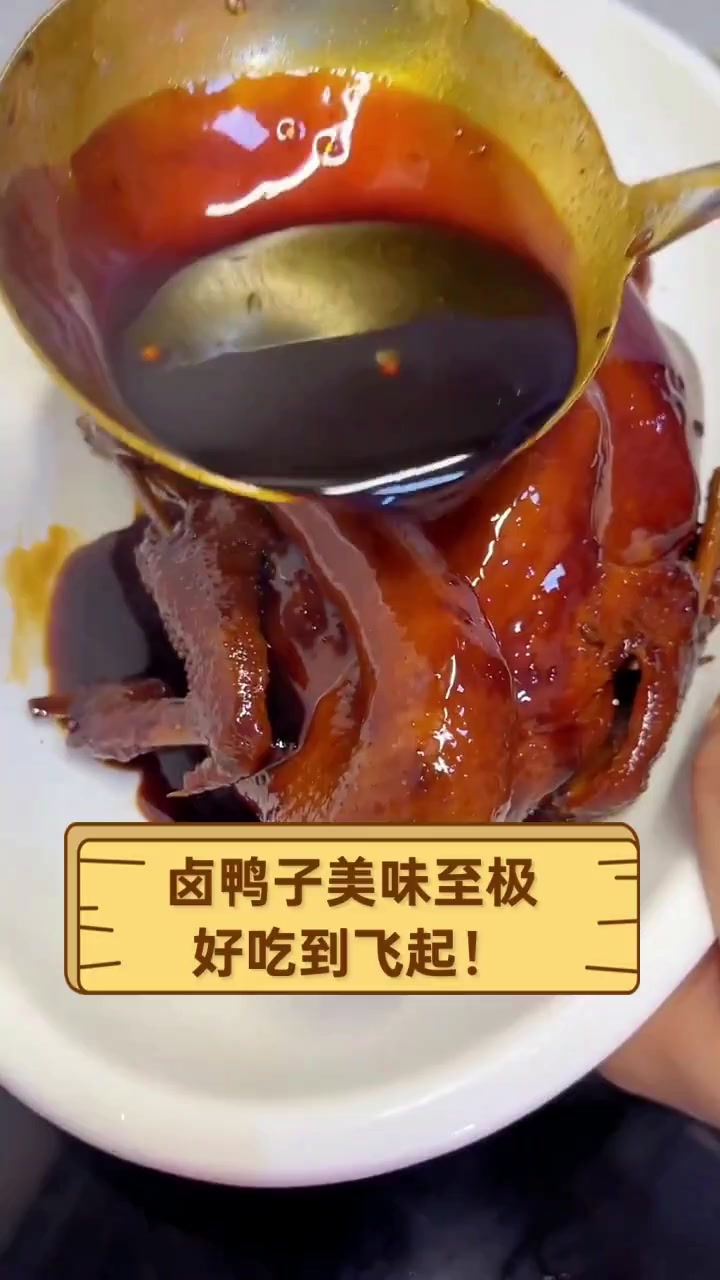 卤鸭子美味至极,好吃到飞起!