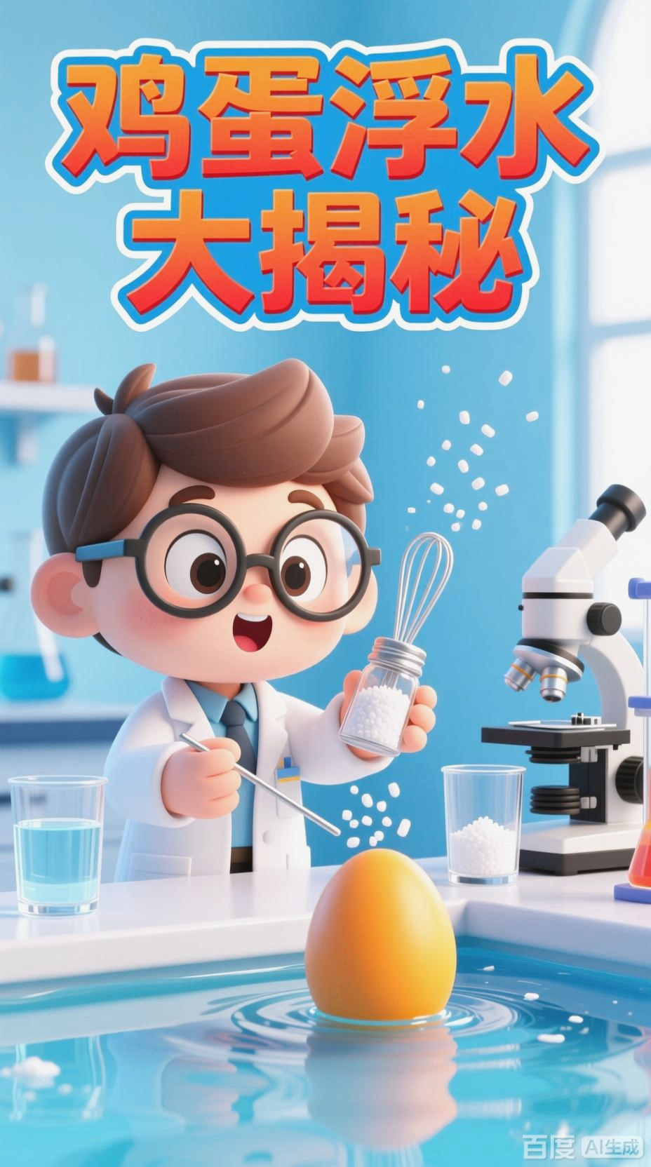 加盐后鸡蛋为何浮起？阿基米德原理揭秘