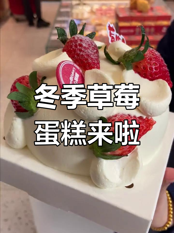 草莓季小蛋糕,新鲜出炉!冬日必备美味