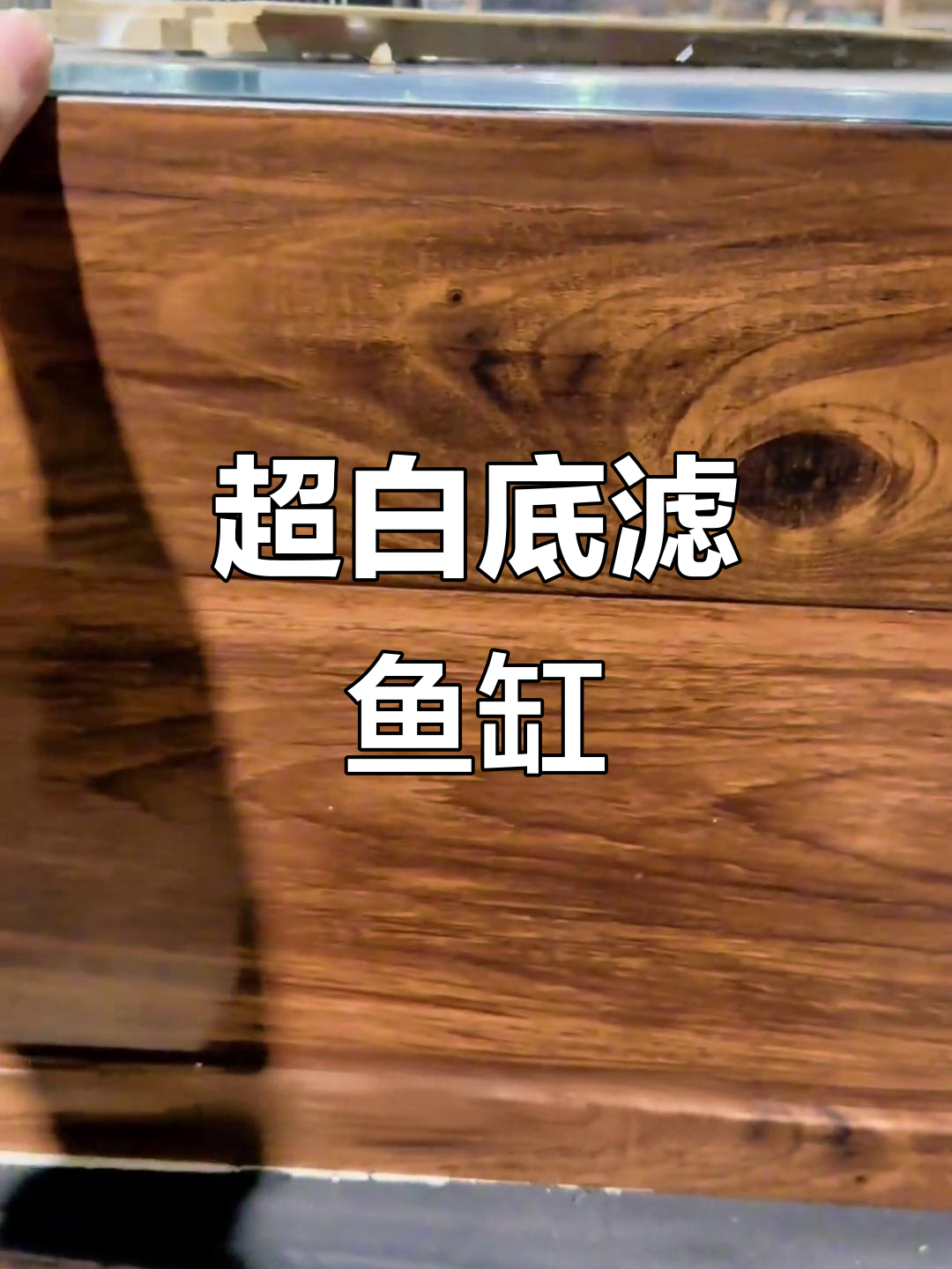底滤超白鱼缸,双层干湿分离设计,防溢流更静音