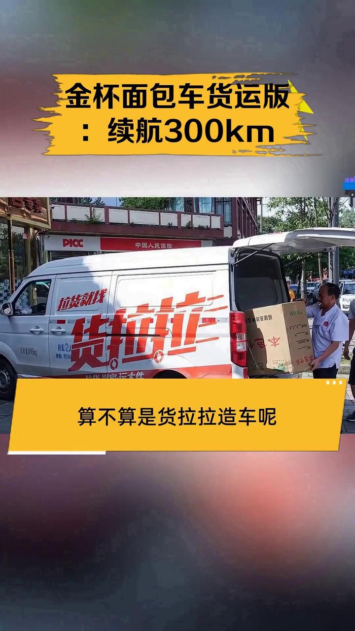 金杯面包车货运版:续航300km