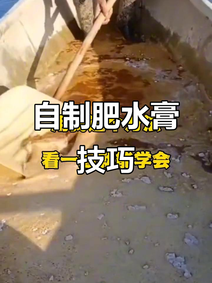 一招教你做肥水膏,鱼虾蟹都能用