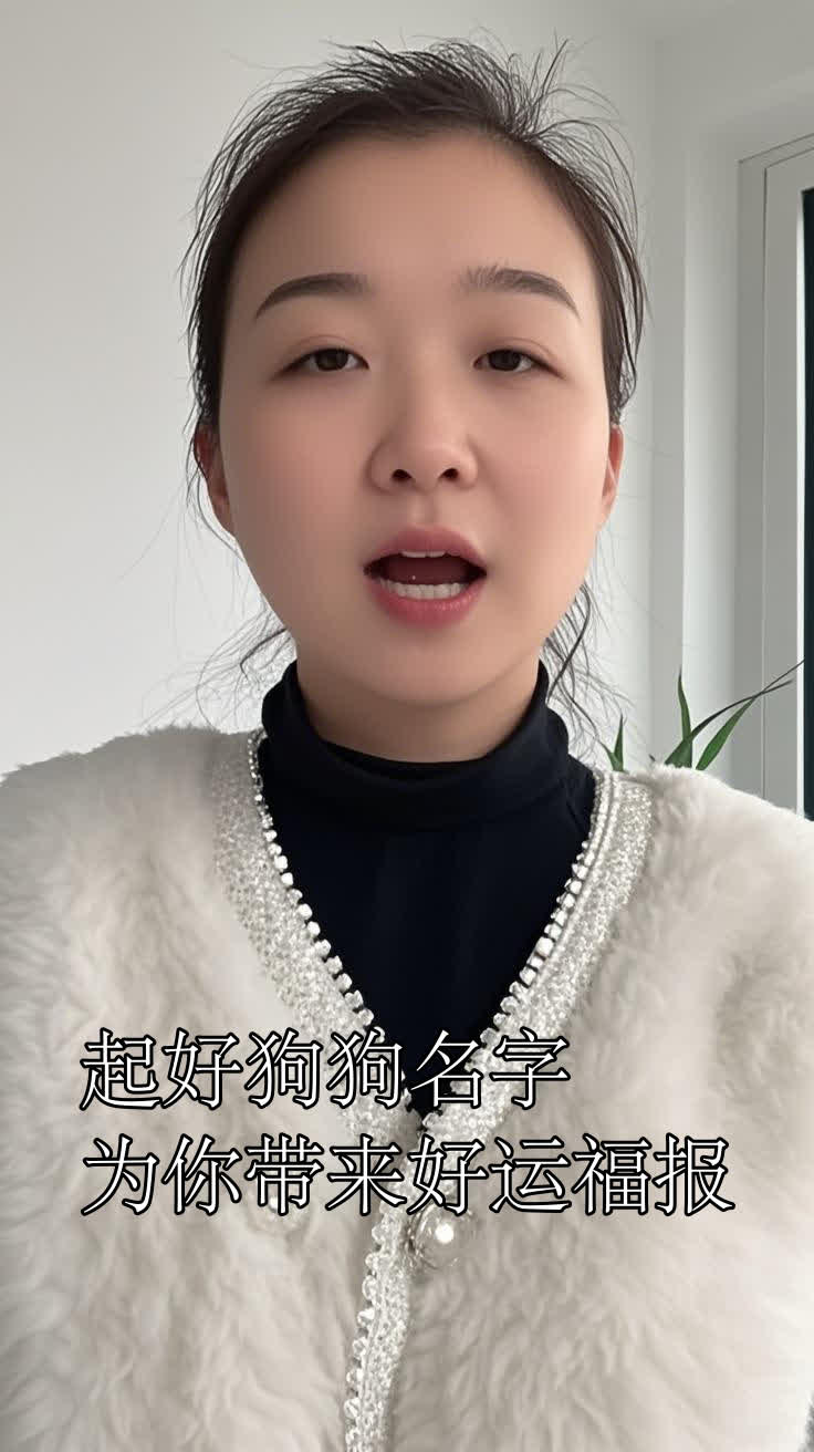 起好狗狗名字,为你带来好运福报