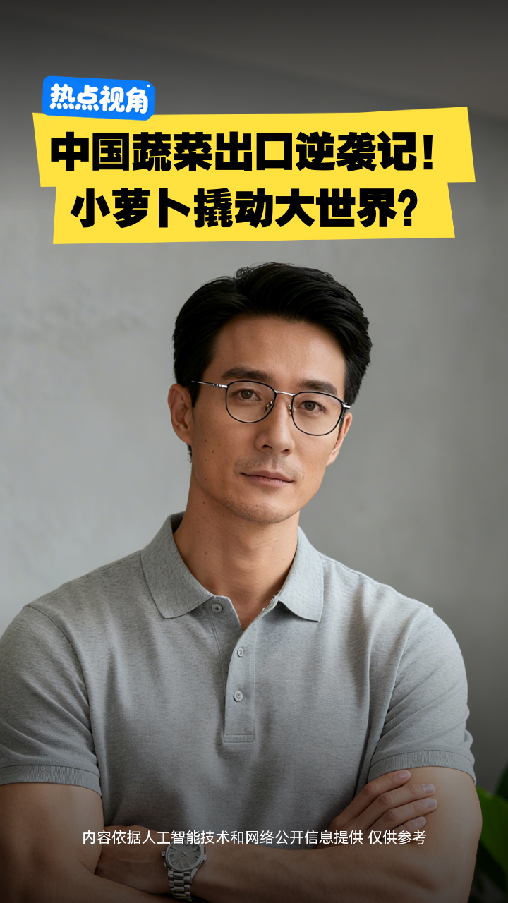 中国蔬菜出口逆袭记！小萝卜撬动大世界？