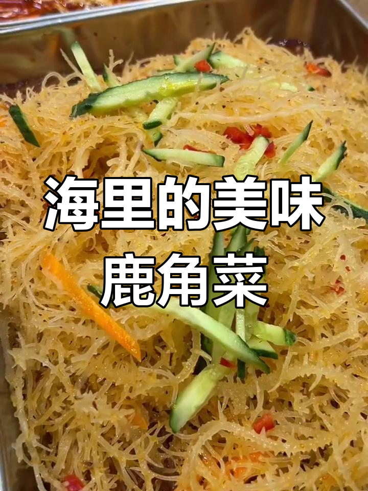 生长于珊瑚礁的软嫩石花菜,口感香浓不黏腻