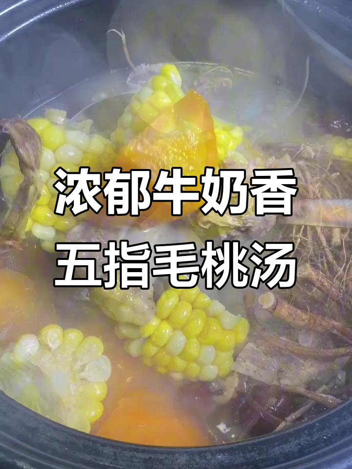 五指毛桃牛骨汤，补钙又营养，香气扑鼻