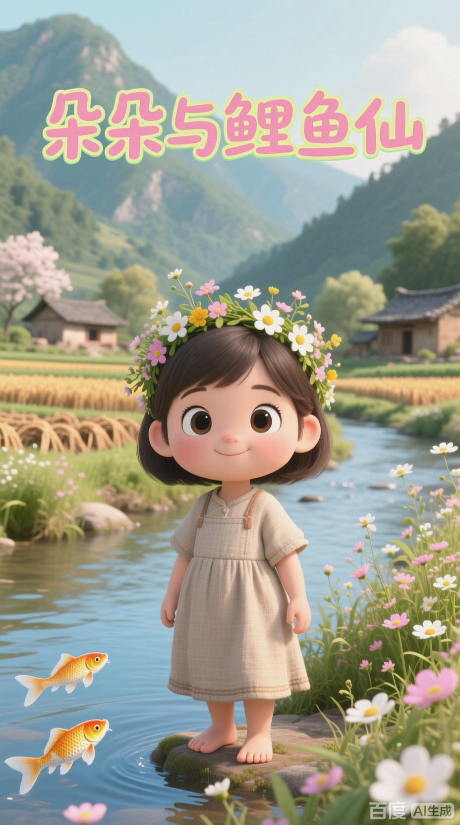 朵朵与鲤鱼仙的奇幻冒险