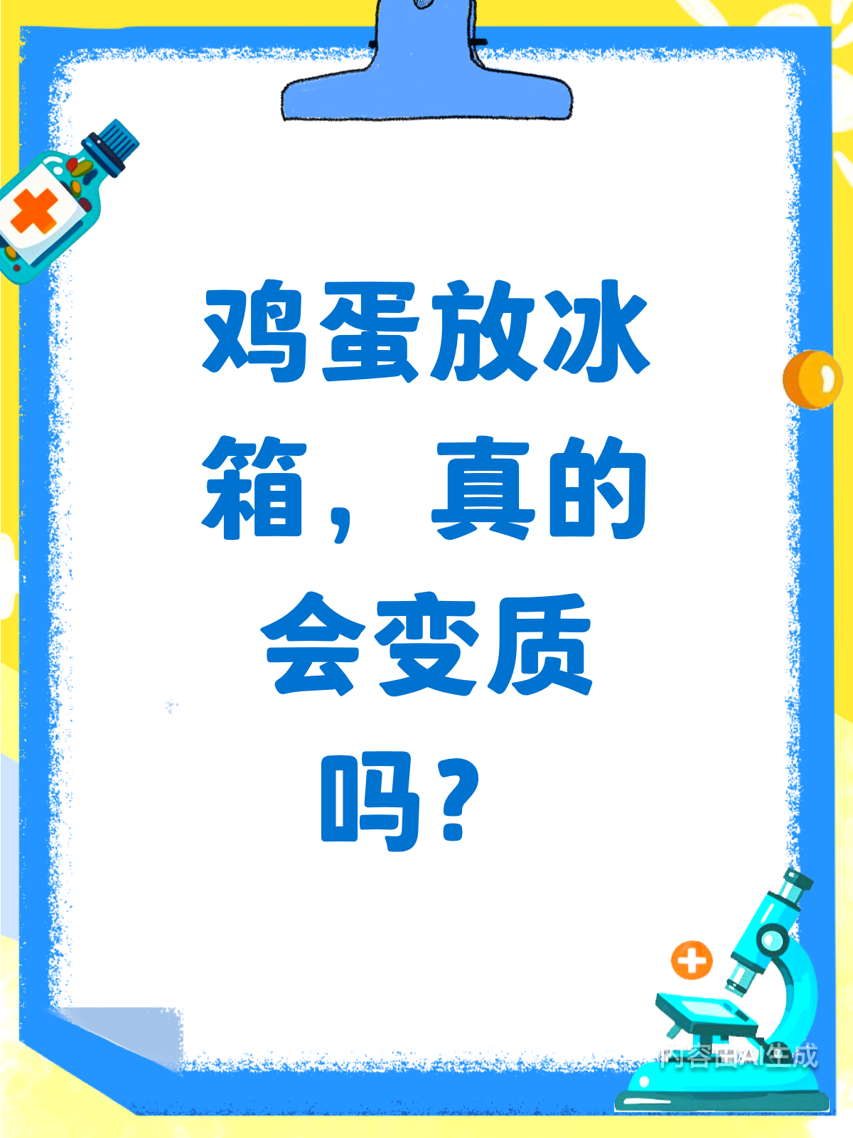 鸡蛋放冰箱会变质?真相原来是这样!