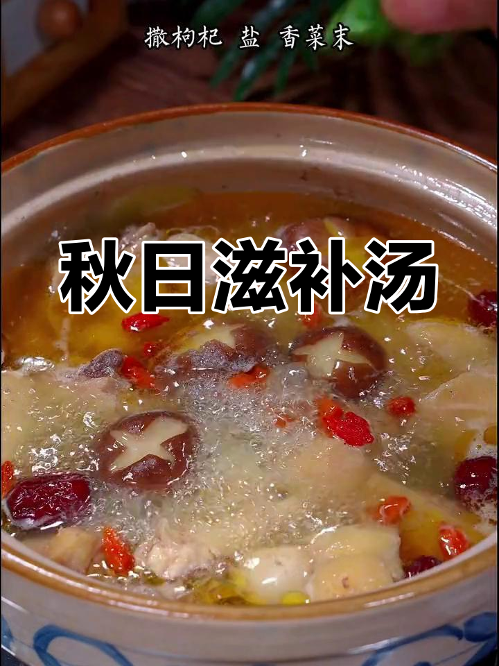 秋天来碗鸡汤,散养鸡煲出鲜美滋味