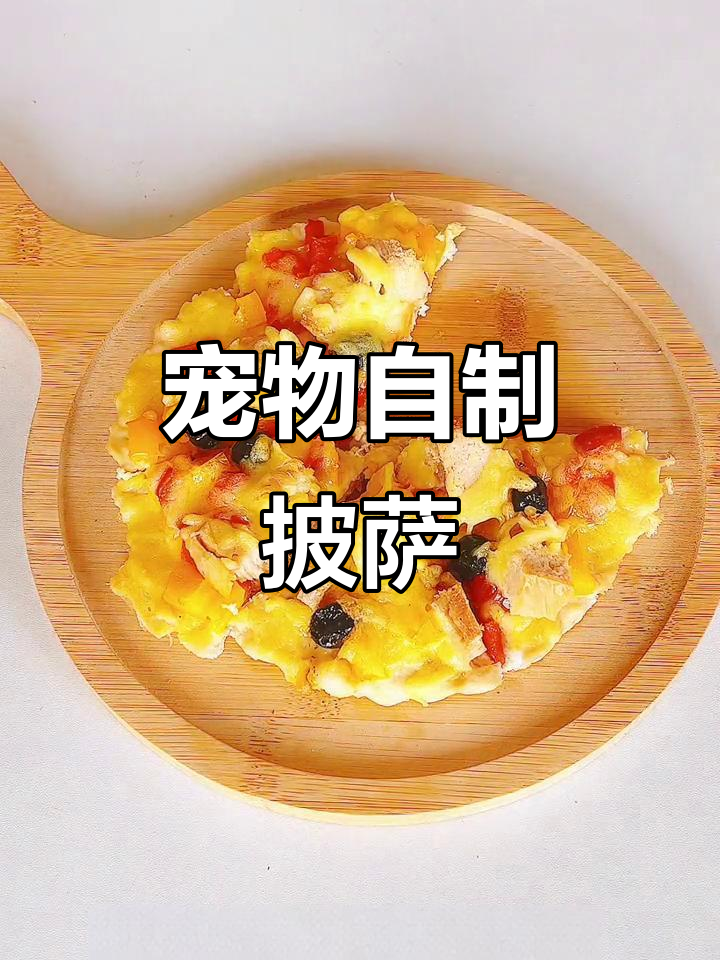 自制宠物全肉披萨,狗狗零食新做法