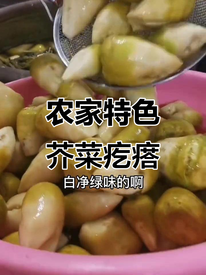 农家院特产东北芥菜疙瘩,白嫩鲜美等你尝
