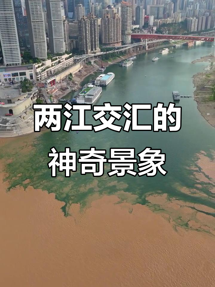重庆两江交汇,鸳鸯锅奇观惊艳游客