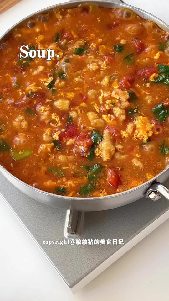 秋冬必喝糯燕麦番茄疙瘩汤酸爽巨开胃
