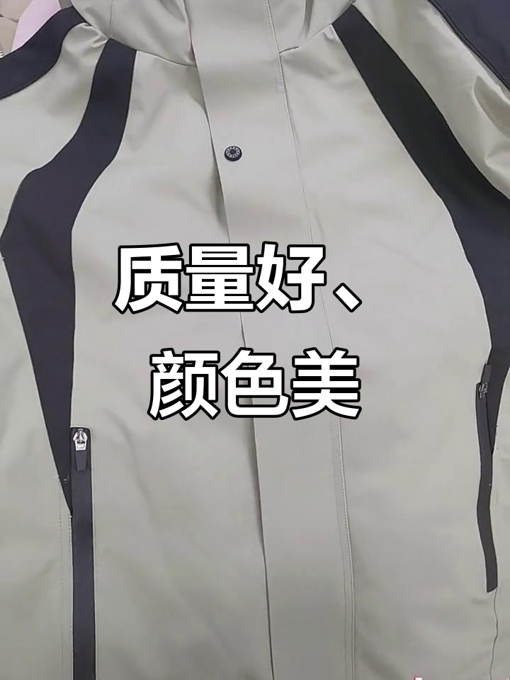 这款灰绿色派克大衣,质量好又好看,细节满分!