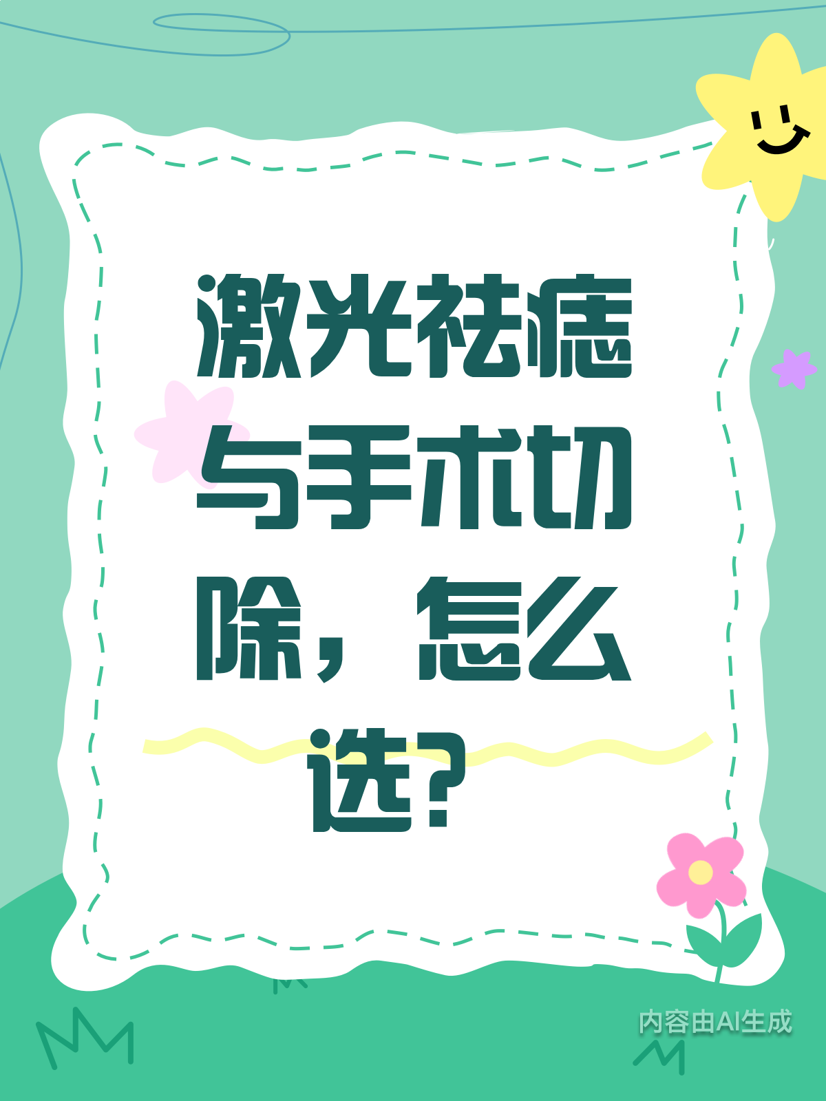 激光祛痣VS手术切除,你的痣适合哪种?