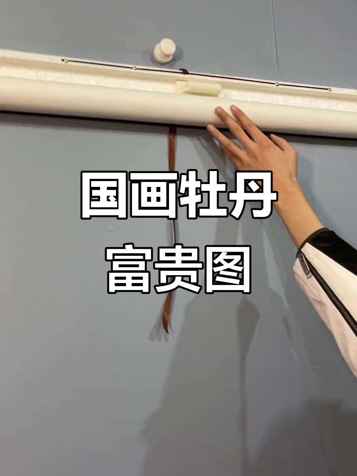 传统国画牡丹,富贵花开,玄关客厅必备