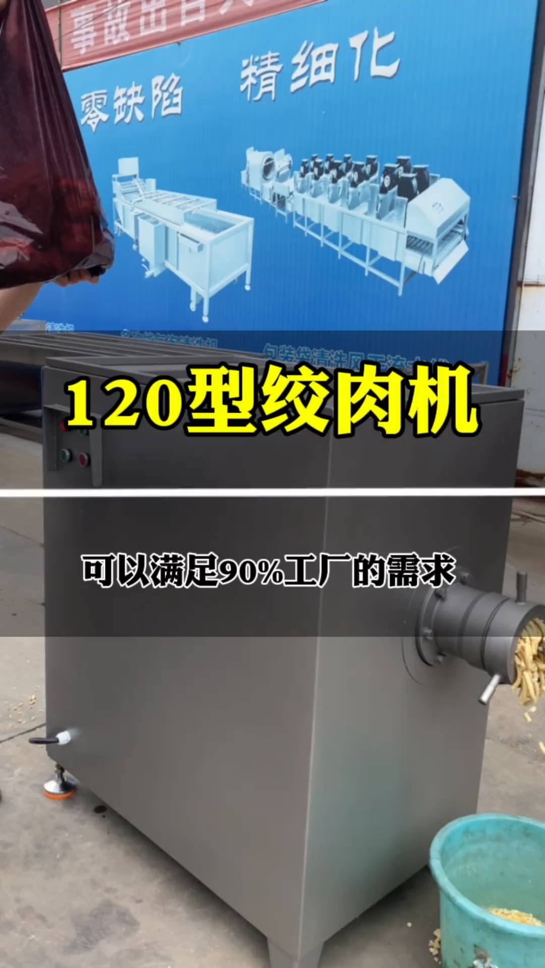 120型冻肉绞肉机绞鸡架