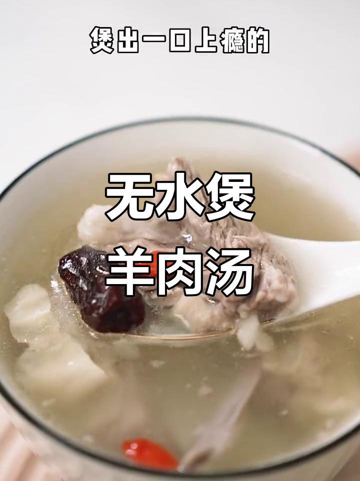 春季羊肉汤，清炖无水更鲜美！萝卜枸杞加持滋补满分
