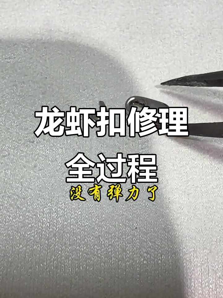 铂金龙虾扣修复,弹簧更换让它焕然一新