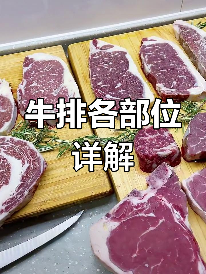 牛排部位全解析:从眼肉到西冷
