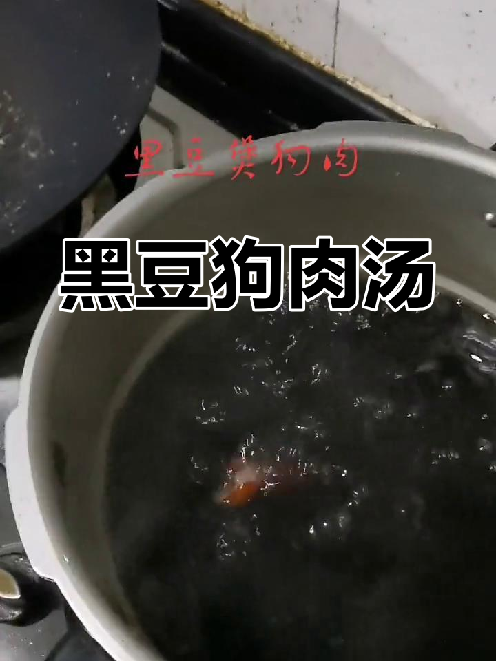 冬季暖身必备:黑豆狗肉汤,滋补又美味