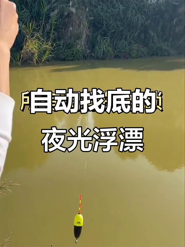 震波漂全自动找底,夜光高灵敏鱼漂助你钓鱼更轻松