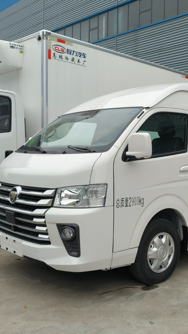 双排座福田面包G9疫苗冷藏车多功能一体带备用电源用电制冷