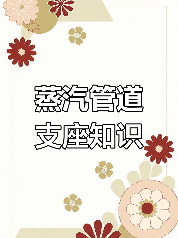 工业蒸汽管道支座类型及应用解析