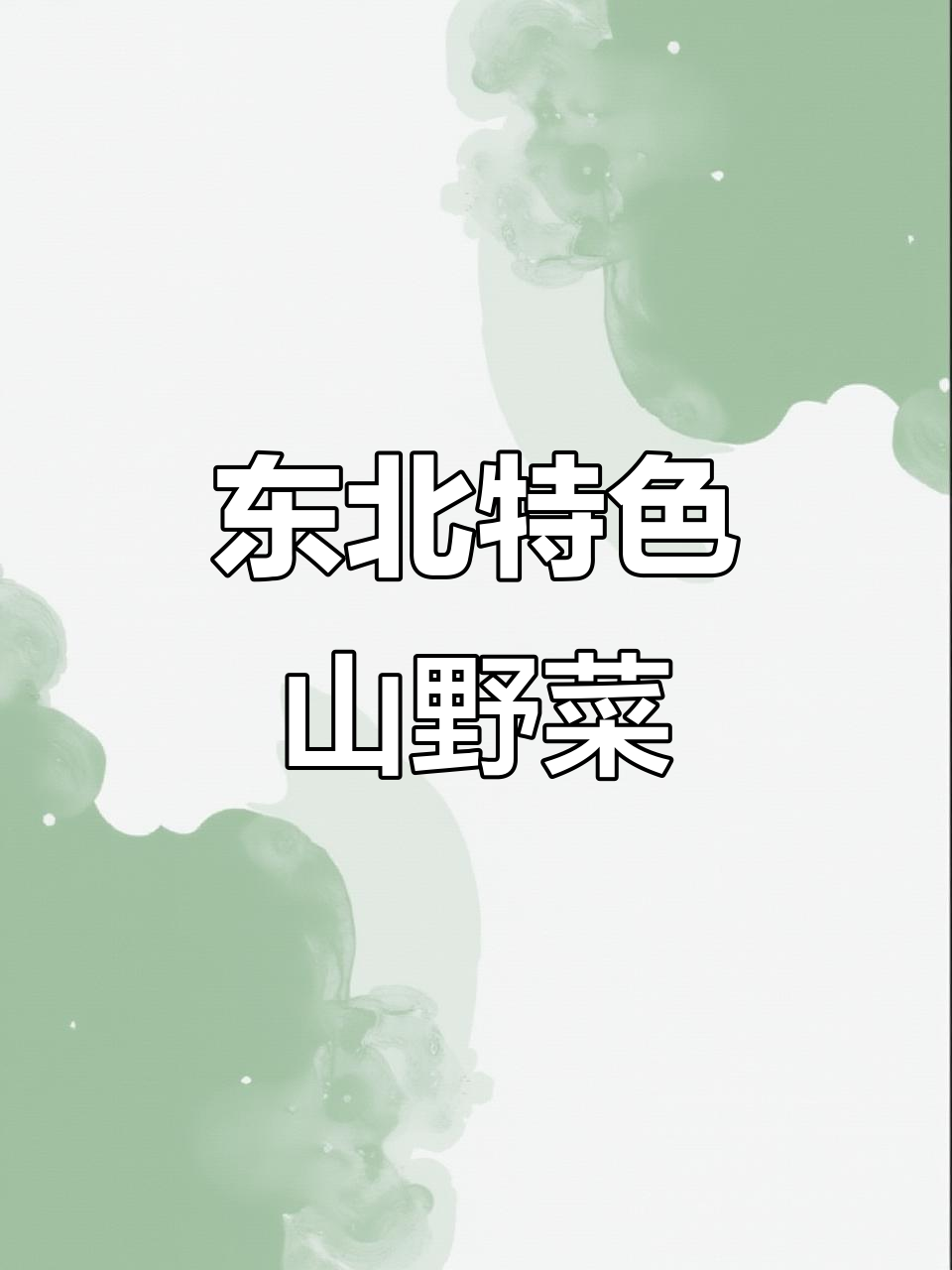 东北山野菜大揭秘,刺嫩牙、猴腿儿样样有!