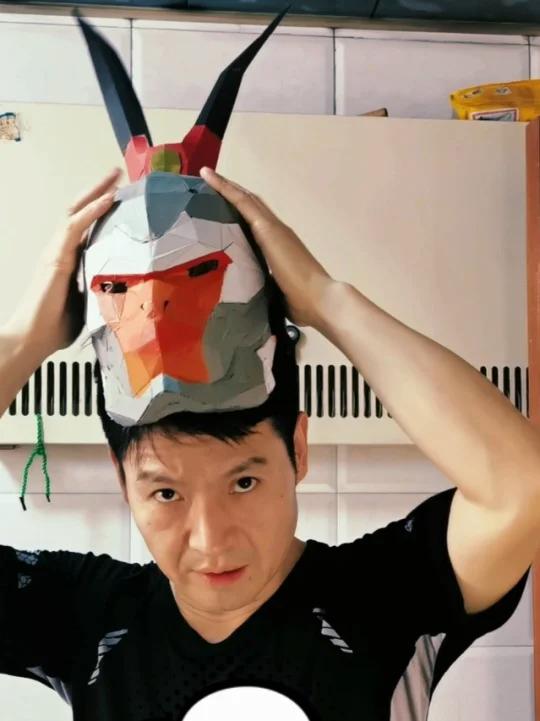 Diy手工制作齐天大圣面具 硬纸板手工