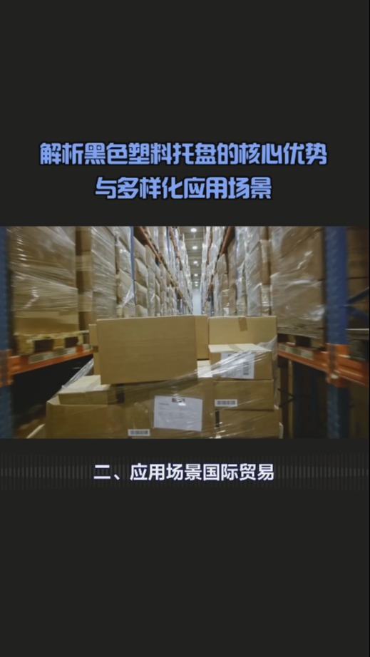 黑色一次性塑料托盘的用场