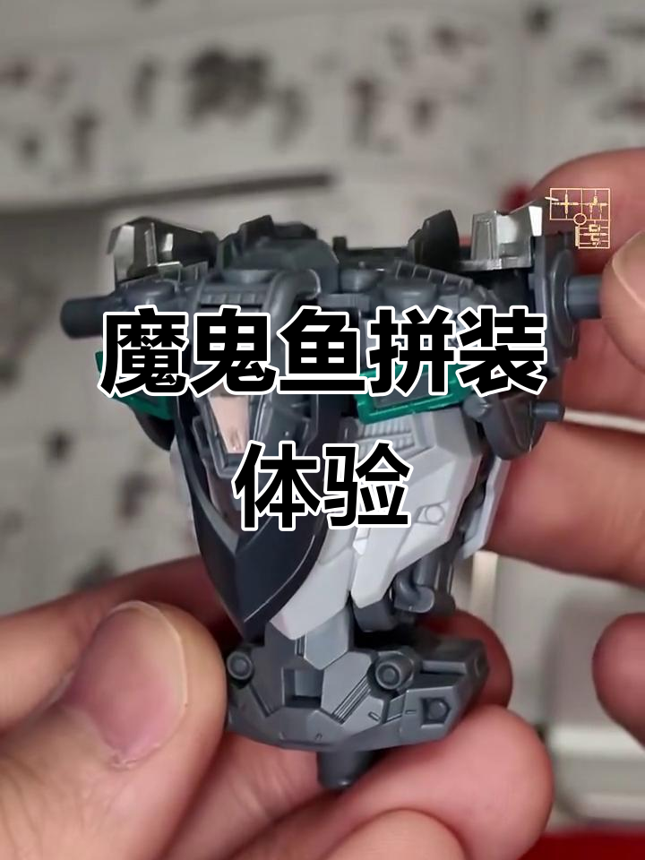 魔鬼鱼骨架拼装全流程,细节展示与可动性评测