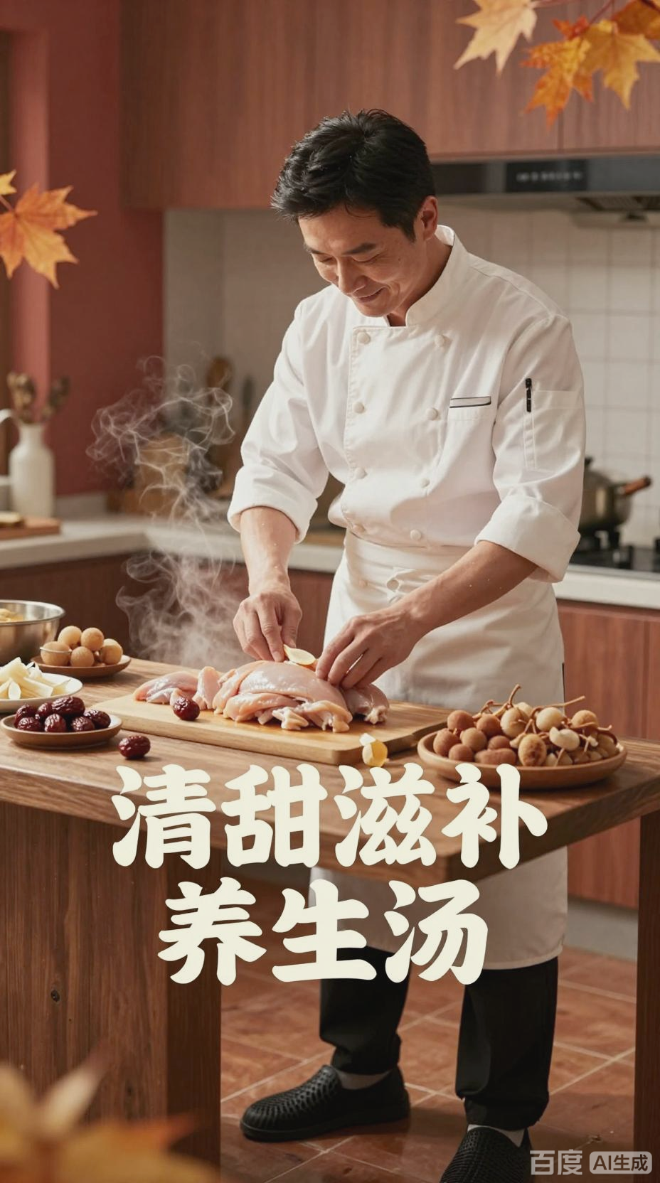 红枣桂圆鸡汤，清甜滋补养生汤