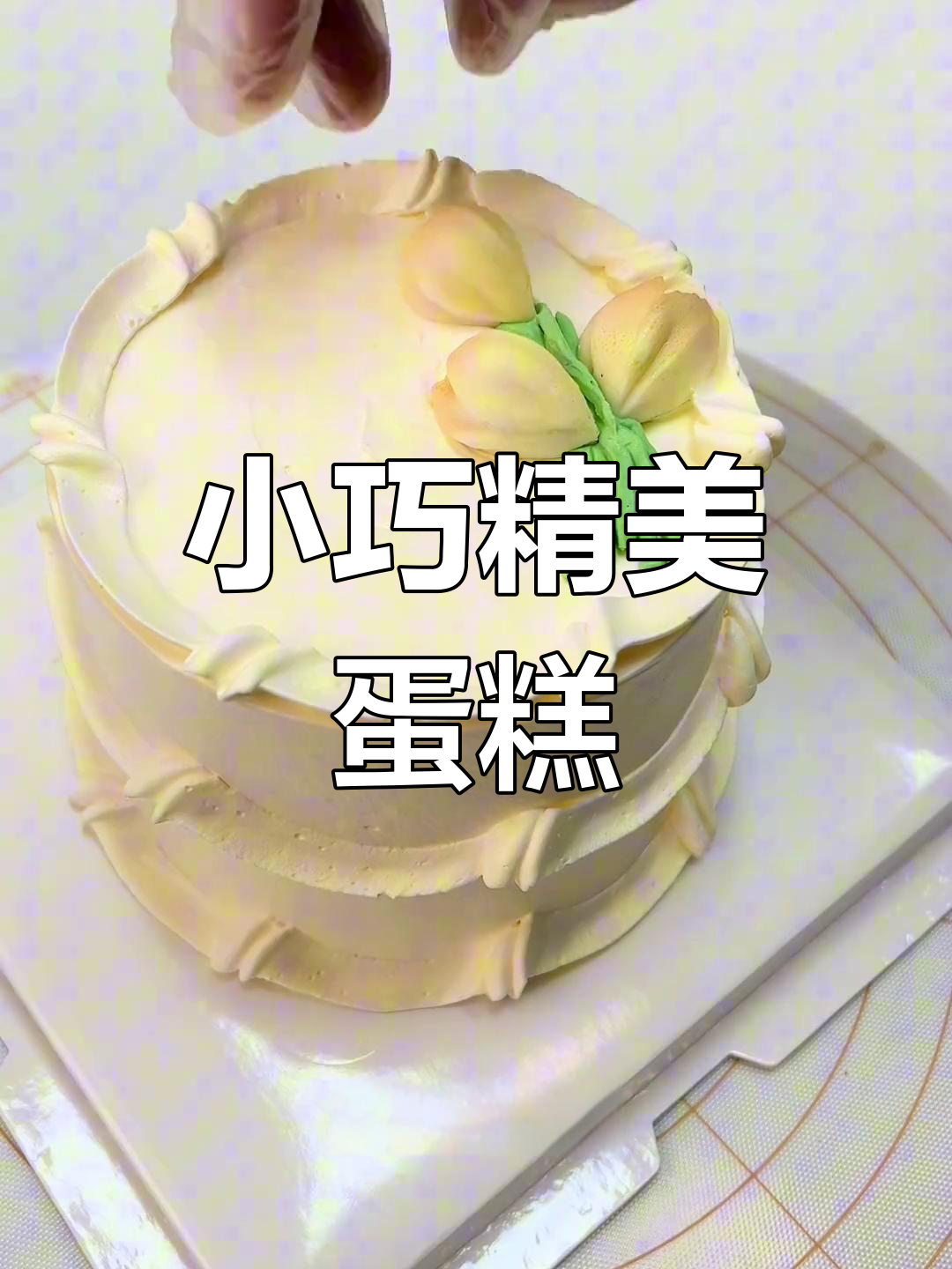 4寸蛋糕精致可爱,完美适合各种庆祝场合