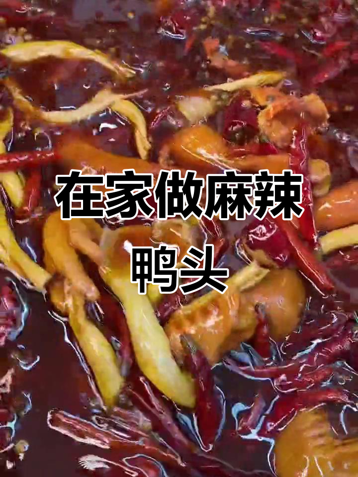 轻松在家做麻辣鸭头,摆摊创业不辛苦