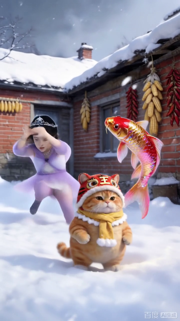 雪院猫鱼奇遇记