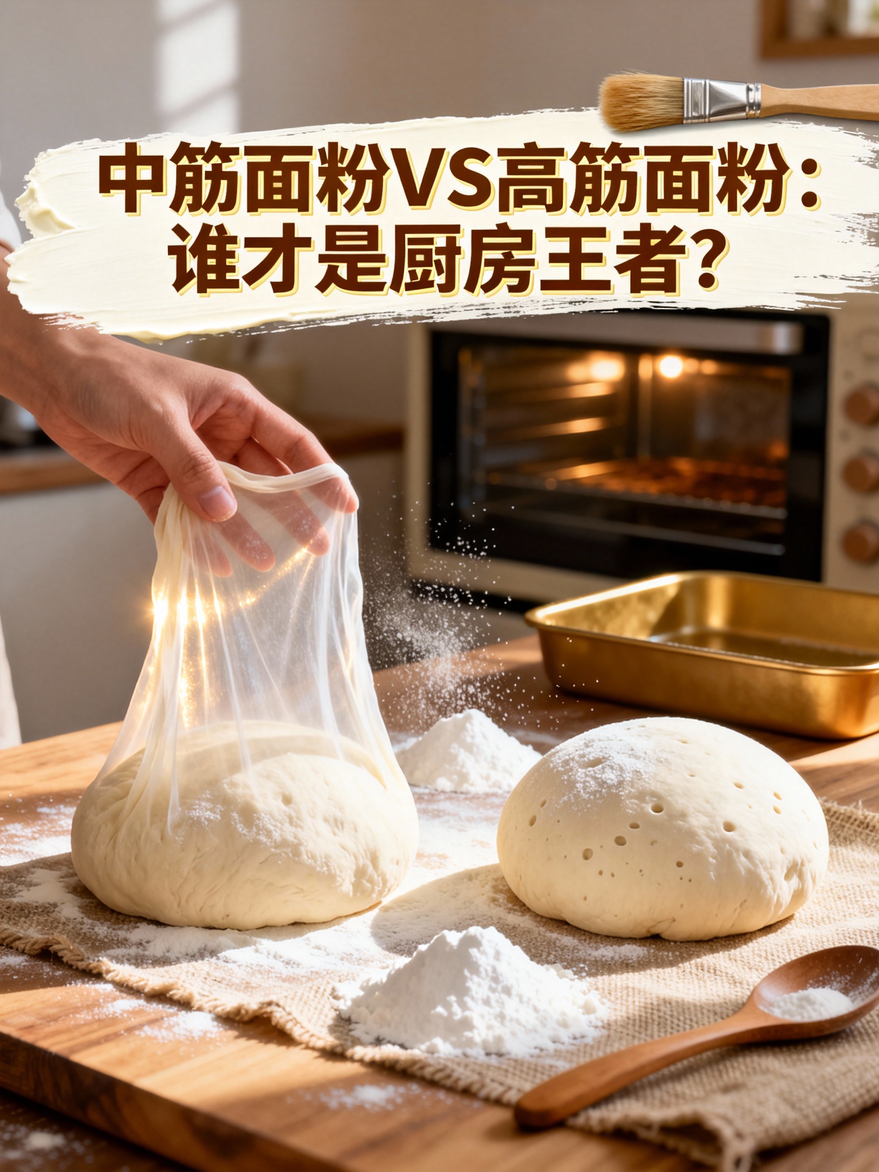 中筋面粉VS高筋面粉:谁才是厨房王者?