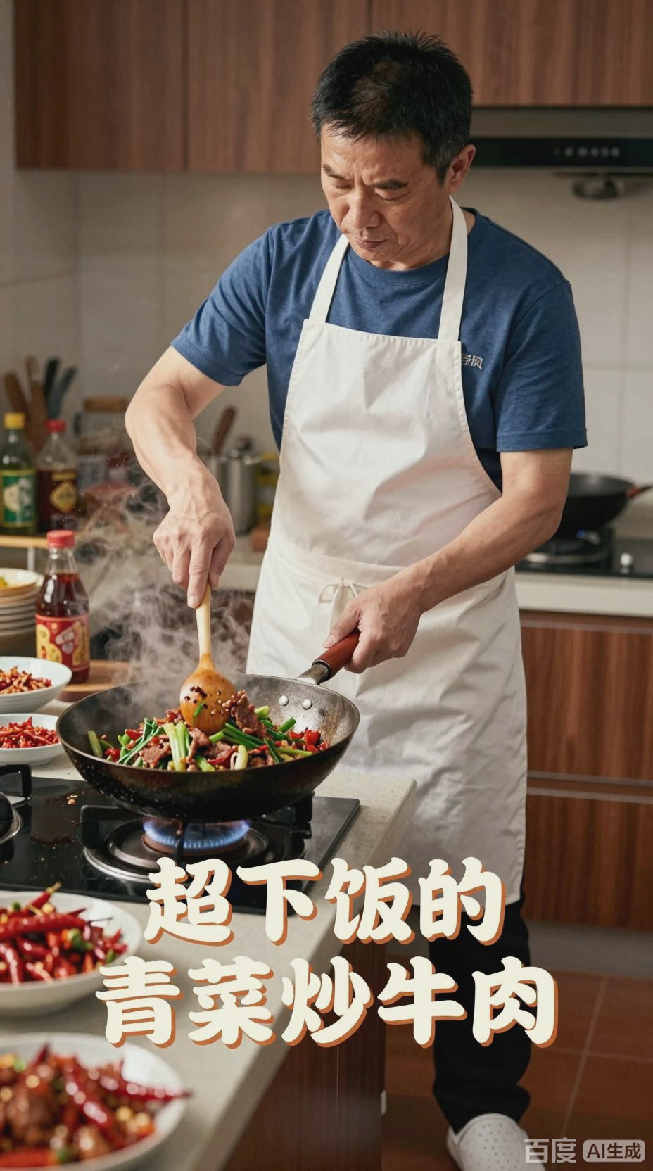 贵州家常菜：青菜炒牛肉的香辣诱惑