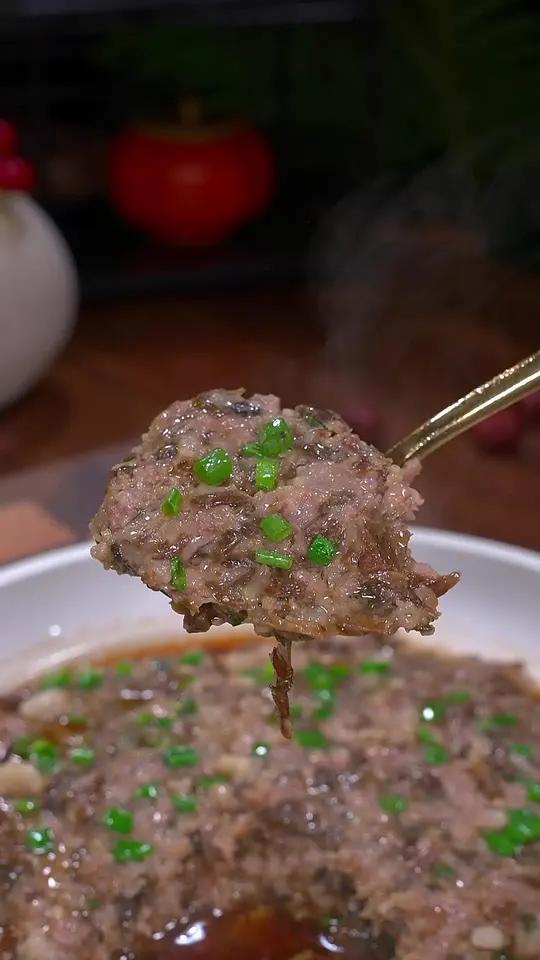 梅干菜蒸肉饼 梅干菜蒸肉饼做法,嫩滑爽口,太好吃了 梅干菜蒸肉饼