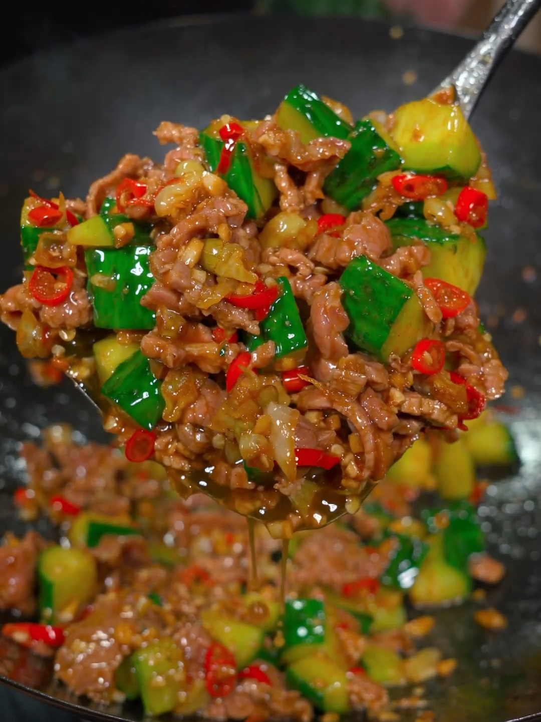 黄瓜炒牛肉