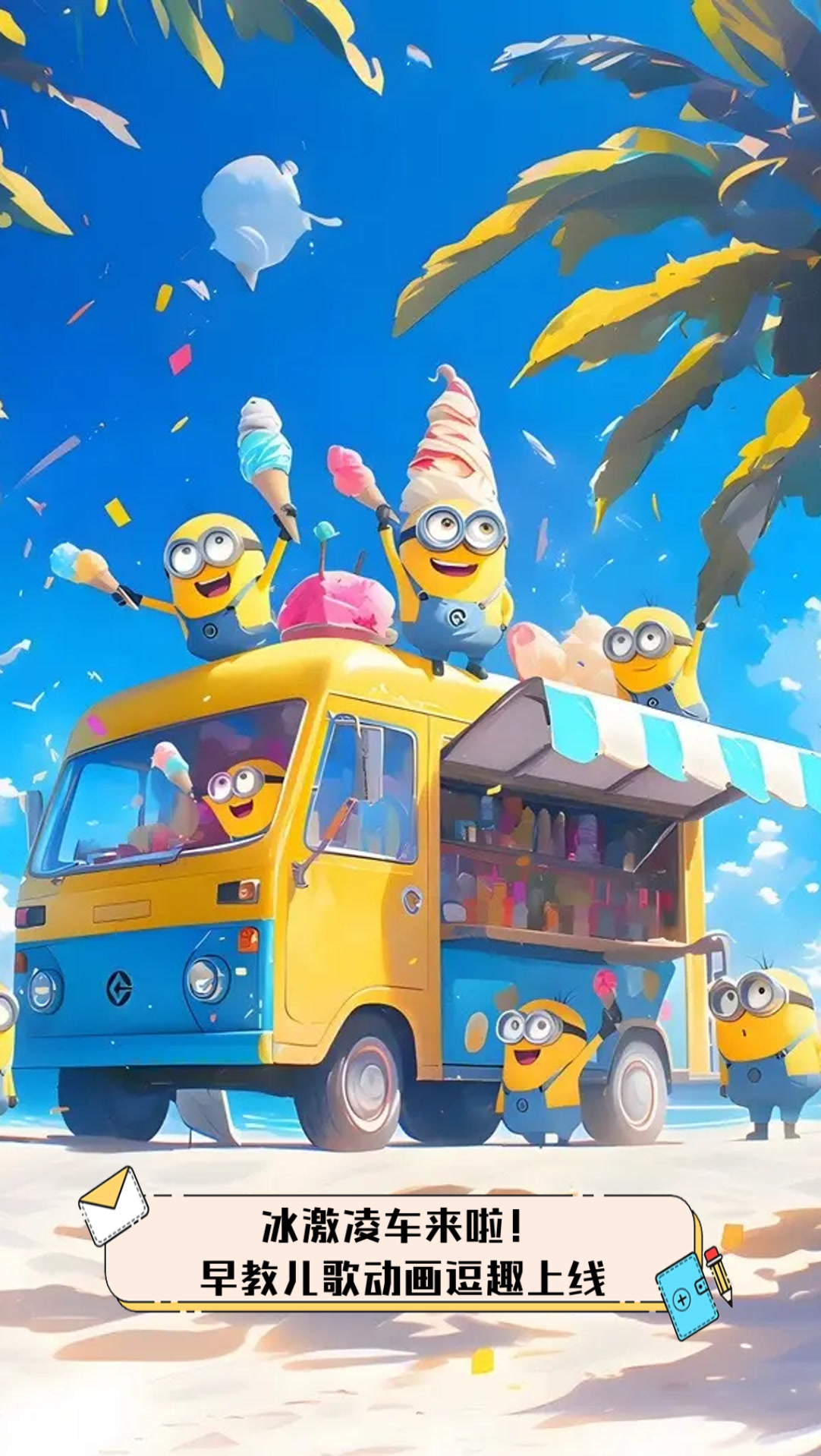 冰激凌车来啦!早教儿歌动画逗趣上线