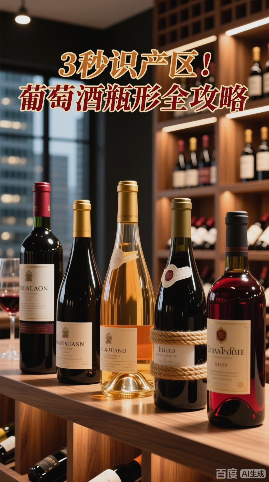 瓶形识产区,秒变葡萄酒专家