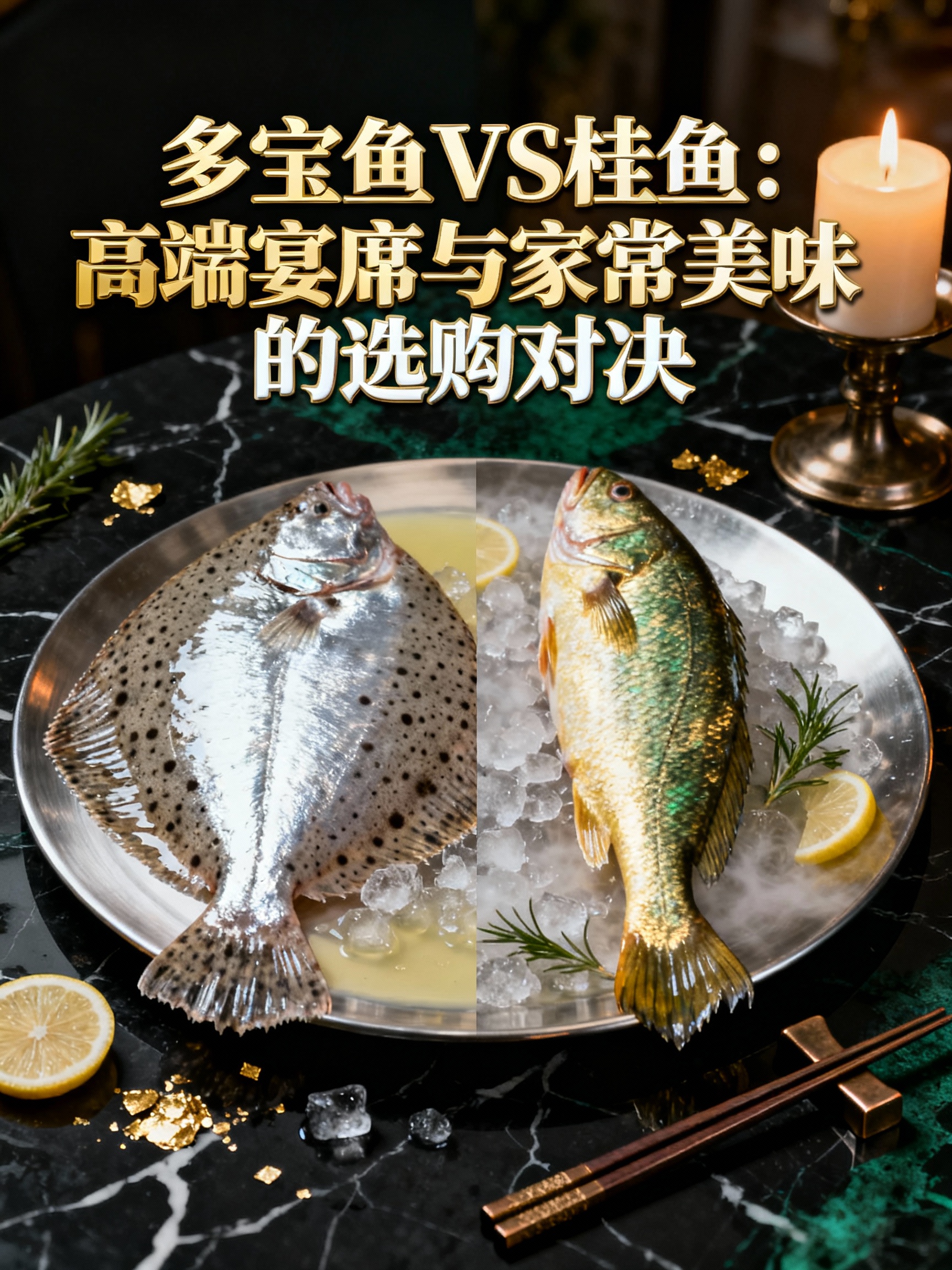 多宝鱼VS桂鱼：高端宴席与家常美味的选购对决