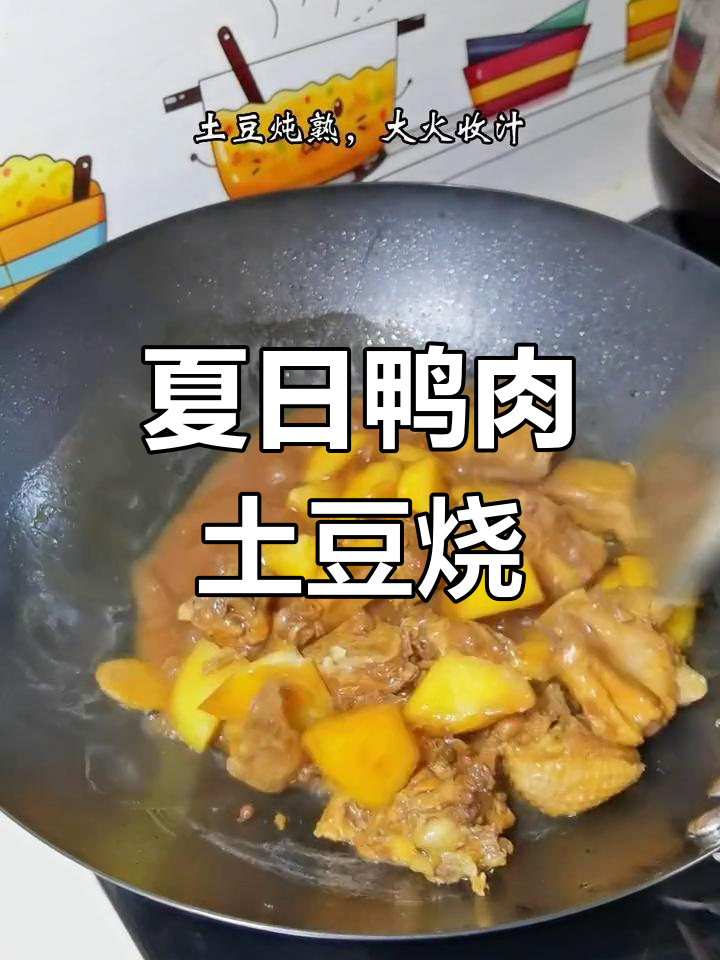 夏季必备鸭肉土豆烧,搭配面饭都好吃