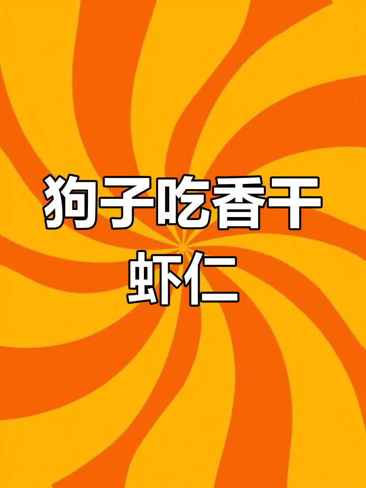 狗狗挑战香干虾仁，冷天里的美味大餐