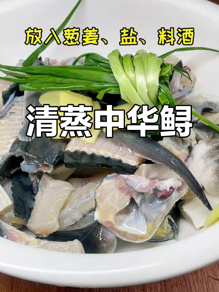 在家清蒸中华鲟,简单又美味!