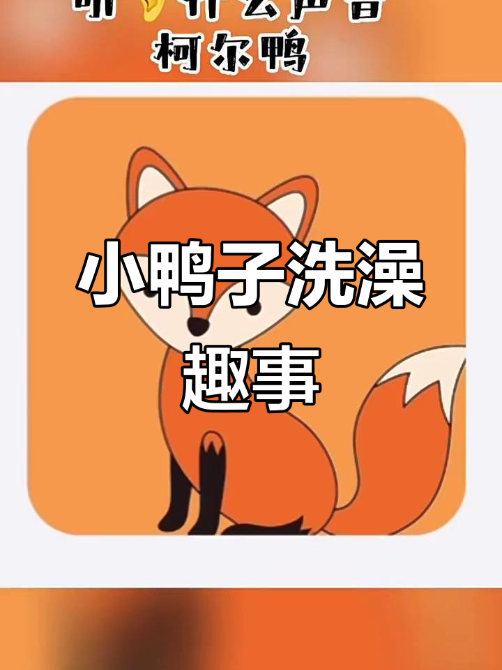柯尔鸭洗澡时的小泡泡和叫声,真是太有趣了!