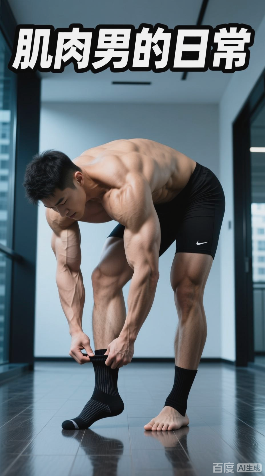 肌肉男日常瞬间